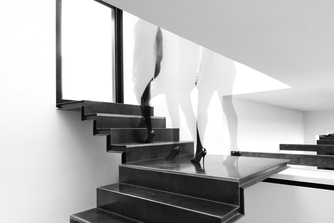 Escalier metal design